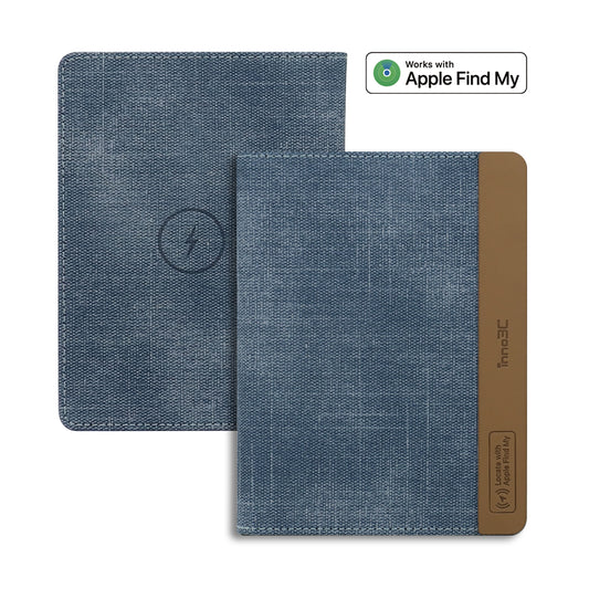 inno3C Passport Finder  i-FP20｜Passport Global Tracker｜Passport Holder｜Lost Passport Tracker (Navy Blue)